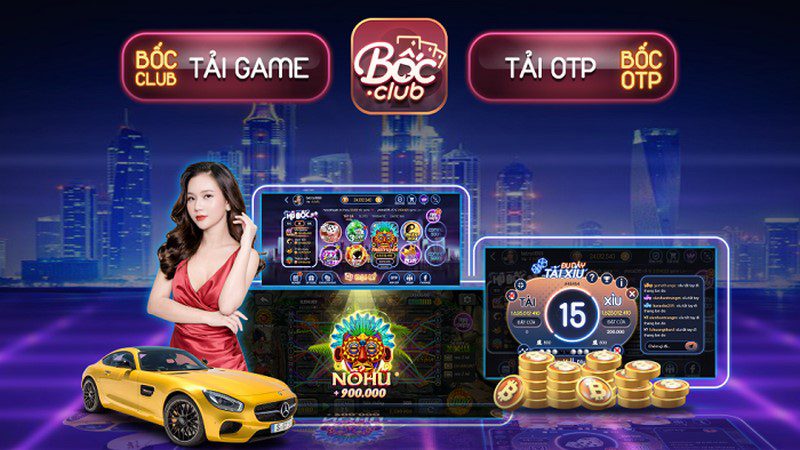 Bốc Club là cổng game tiếp theo có mặt trong TOP 10 game nổ hũ uy tín 2024