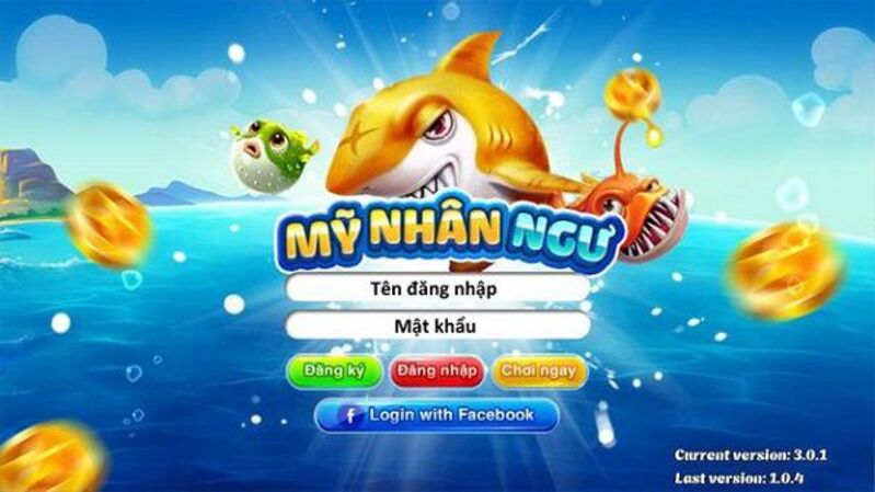 Truy cập vào trang chính thức của game bắn cá Mỹ Nhân Ngư